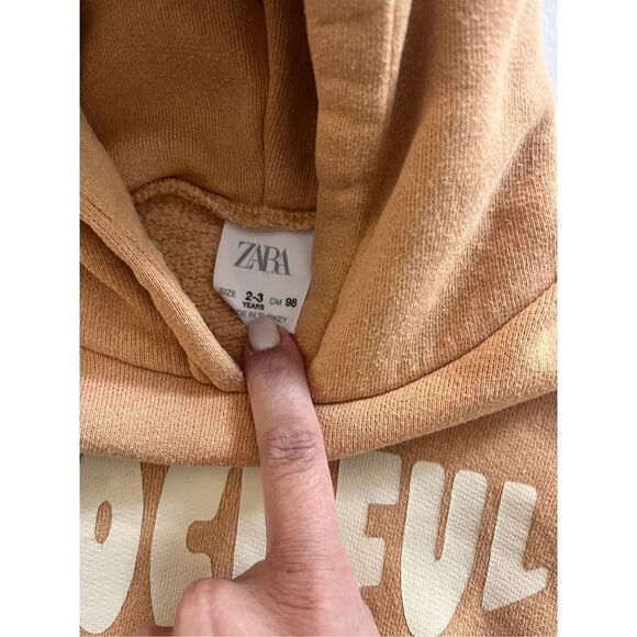 Zara Blockful Hoodie Size 2/3 Years - Picture 3 of 7
